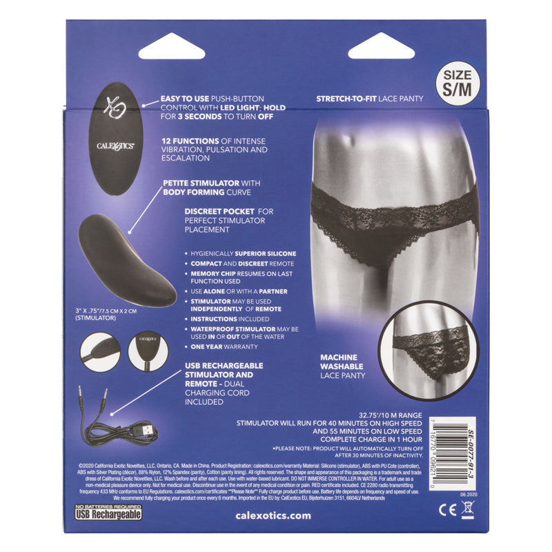 Remote Control Lace Panty Set