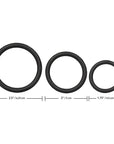 Rubber Cock Ring 3 Piece