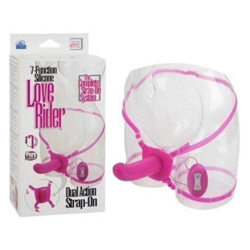 7 Function Love Rider Dual Acton Strap On