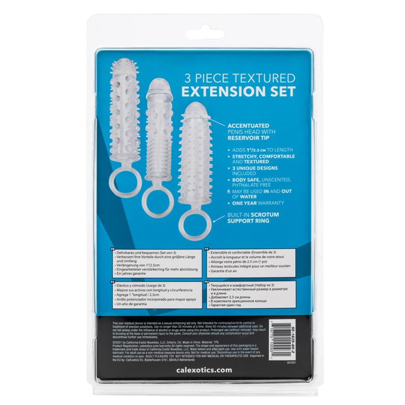 3 Piece Textured Extension Set