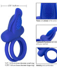 Silicone Rechargeable Dual Pleaser Enhancer