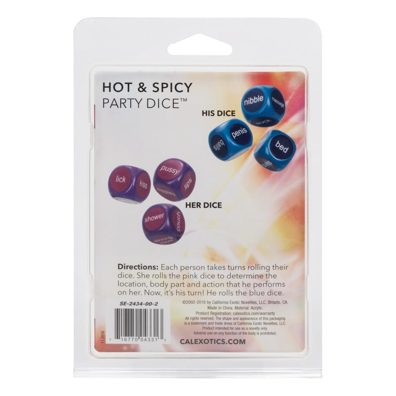 Hot And Spicey Party Dice