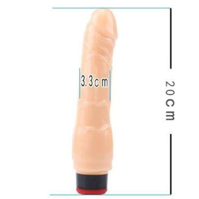 Chisa 8.1 Inch Vibrating Dildo