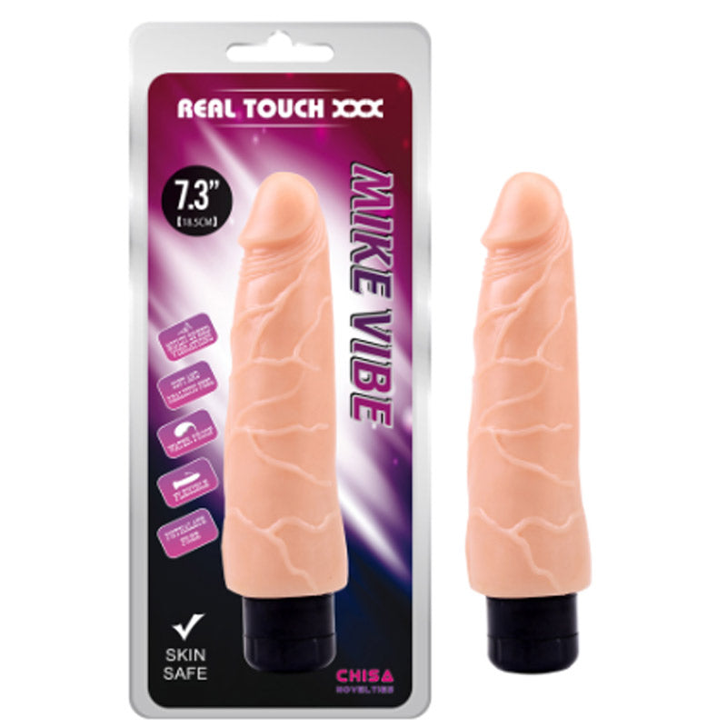 Chisa Mike Vibrating Dildo Flesh