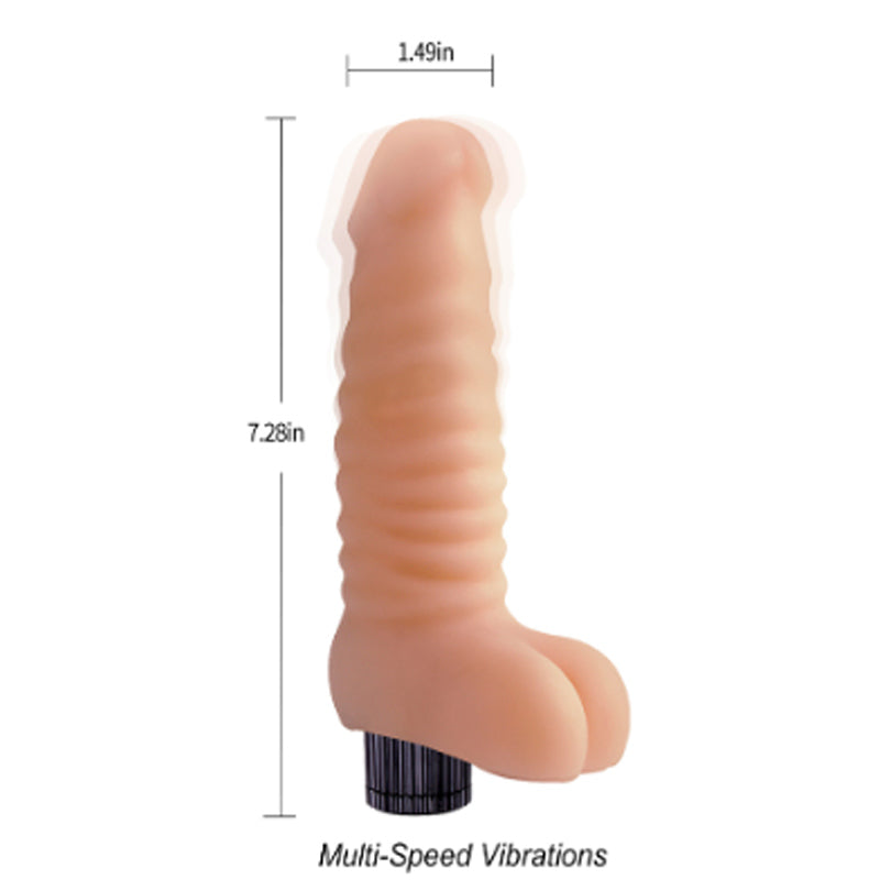 Chisa 7.5 Inch Vibrating Dildo