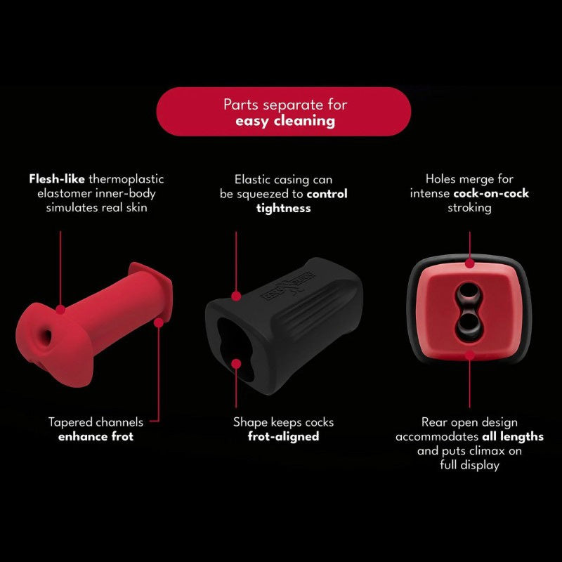 Shop CockBlock Frot Dual Penetration Block For 2 Cocks - Love Shop Shop CockBlock Frot Dual Penetration Block For 2 Cocks - Love Shop