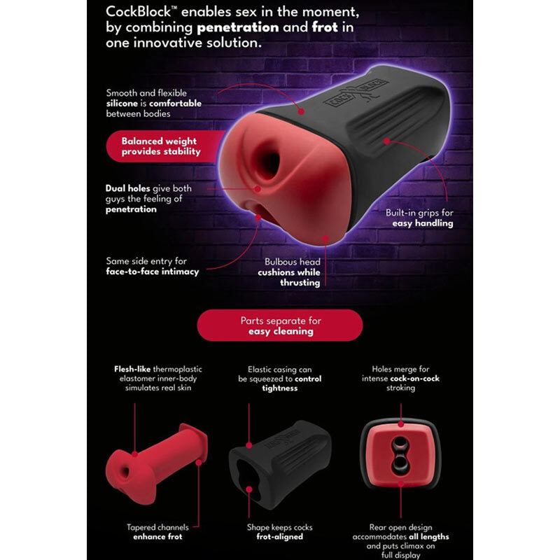 Shop CockBlock Frot Dual Penetration Block For 2 Cocks - Love Shop Shop CockBlock Frot Dual Penetration Block For 2 Cocks - Love Shop