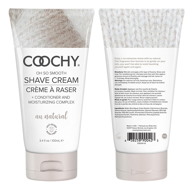 Coochy Shave Cream Au Natural