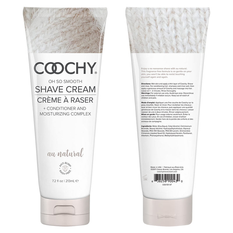 Coochy Shave Cream Au Natural