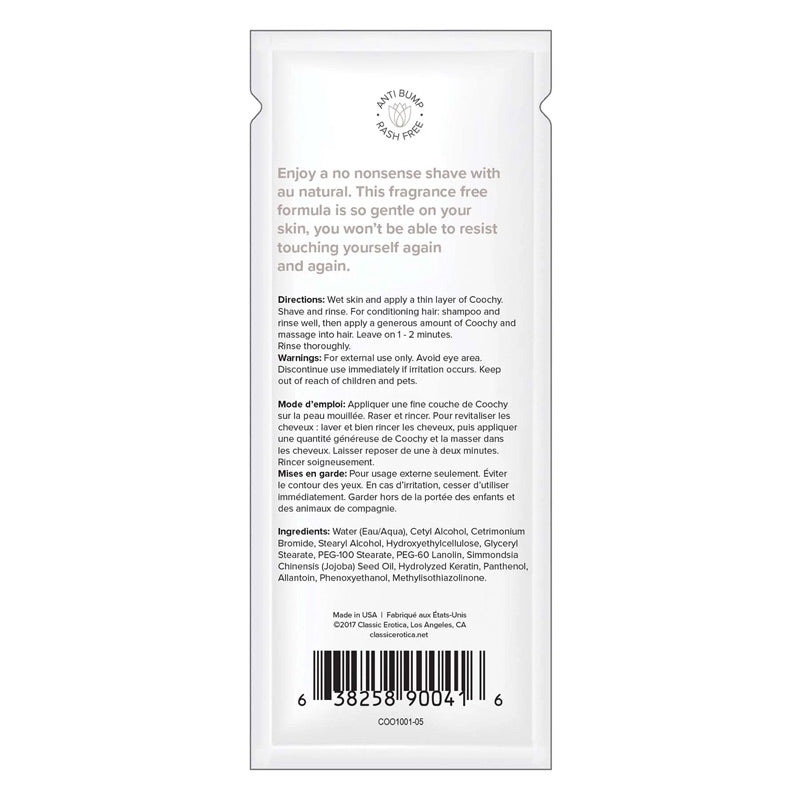 Coochy Shave Cream Au Natural