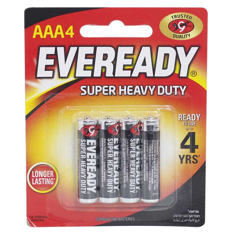 Super Heavy Duty AAA Batteries (EverReady)