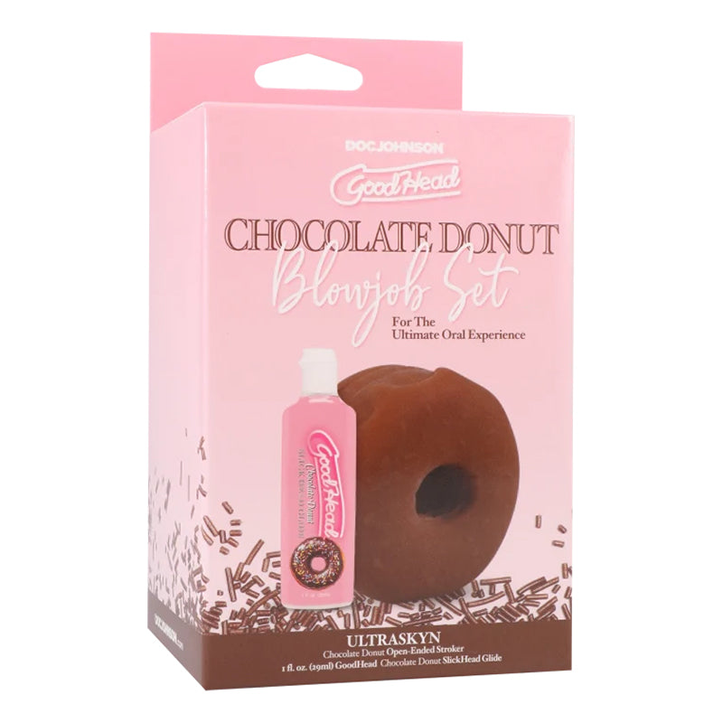 GoodHead Blowjob Set Chocolate Donut