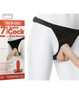 Vac-U-Lock Vibro Ultra Harness 2 With Realistic 8 Inch Dong - Non-retail Packaging