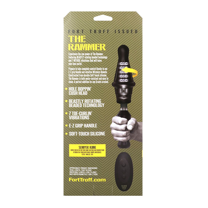 Fort Troff Robo The Rammer Rotating Beads Vibrating Dildo