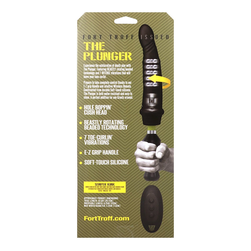 Fort Troff The Plunger Rotating Vibrating Dildo