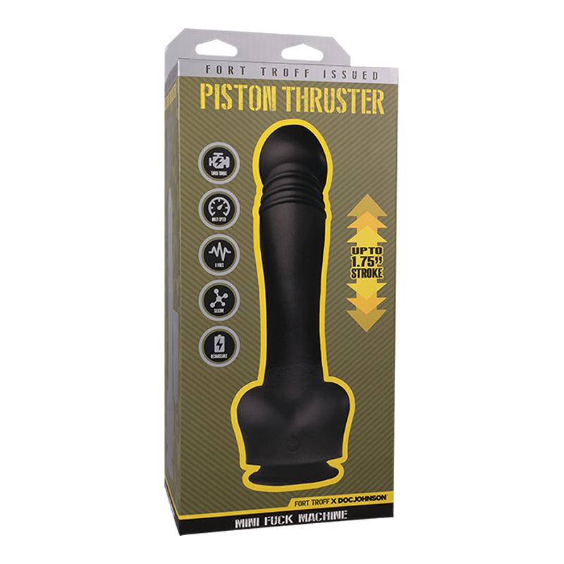 Fort Troff Piston Thruster Mini Fuck Machine Thrusting Dildo Rechargeable Silicone with Remote