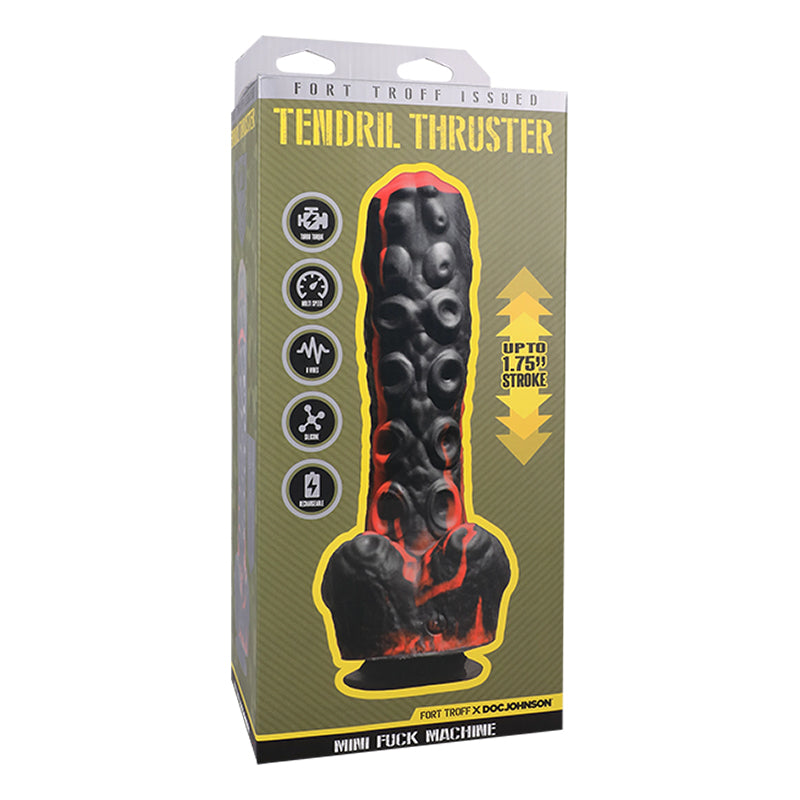 Fort Troff Tendril Thruster Mini Fuck Machine Thrusting Dildo Rechargeable Silicone with Remote