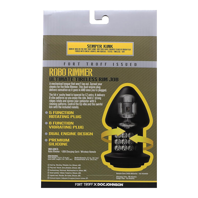 Fort Troff Robo Rimmer Tireless Rim Job Vibrating Plug