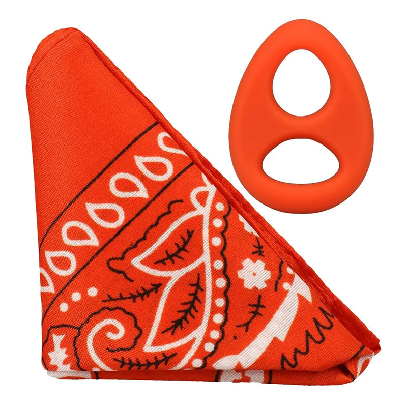 ROCK SOLID The Code Silicone C-Ring with Bandana