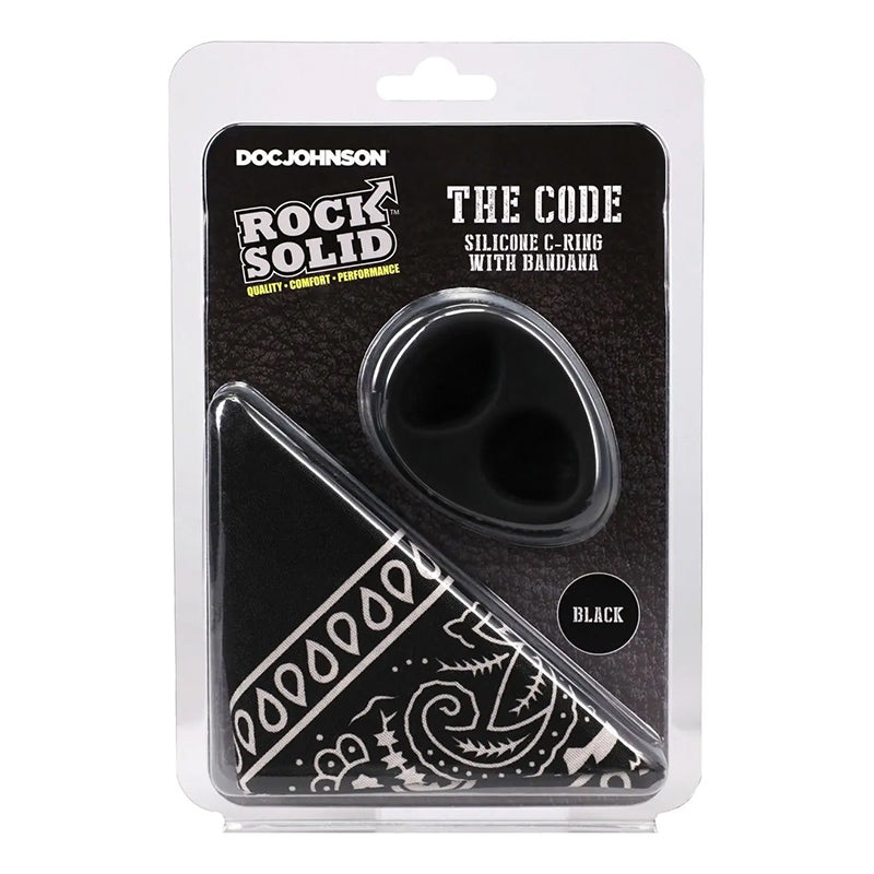 ROCK SOLID The Code Silicone C-Ring with Bandana