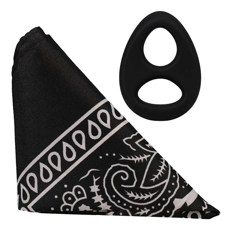 ROCK SOLID The Code Silicone C-Ring with Bandana