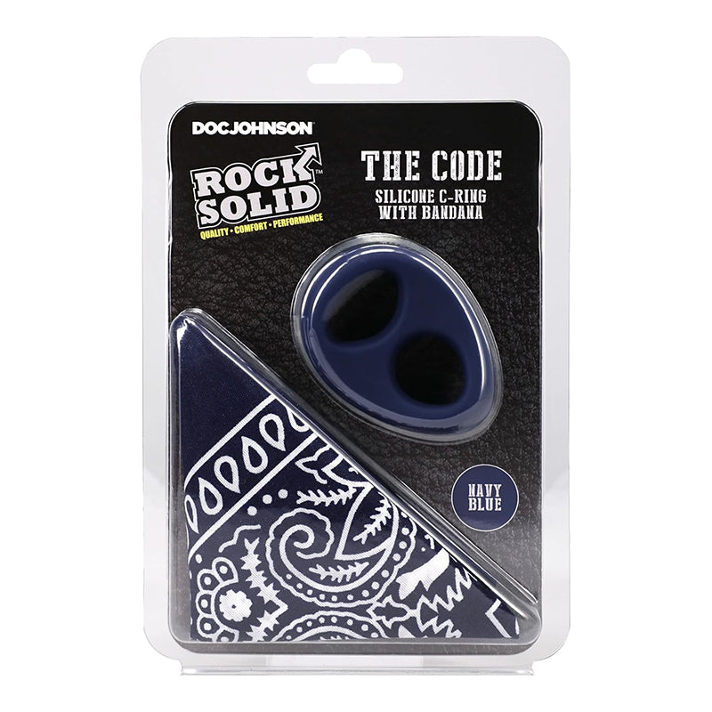 ROCK SOLID The Code Silicone C-Ring with Bandana