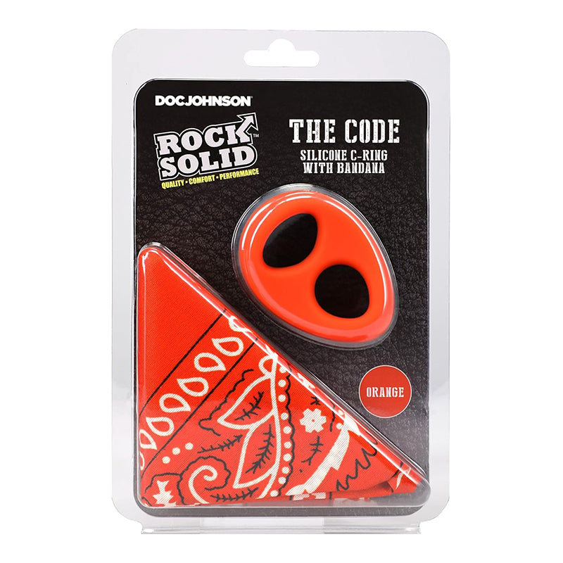 ROCK SOLID The Code Silicone C-Ring with Bandana