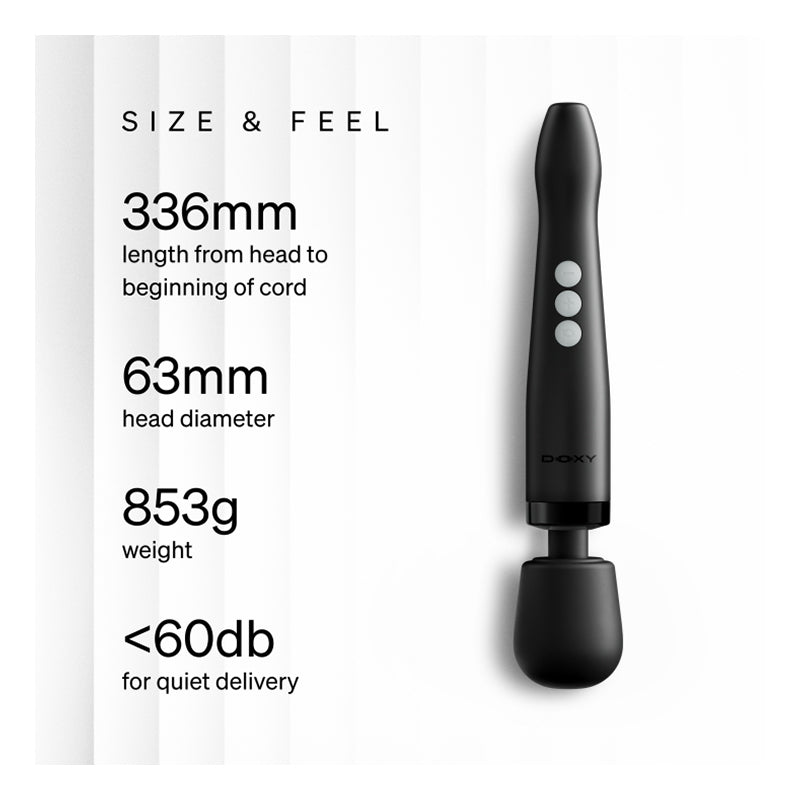 Doxy Die Cast Compact Cordless Wand Massager
