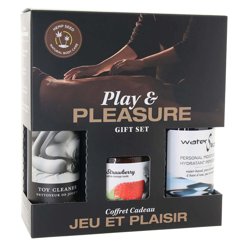 Earthly Body Hemp Seed By Night Play &amp; Pleasure Gift Set
