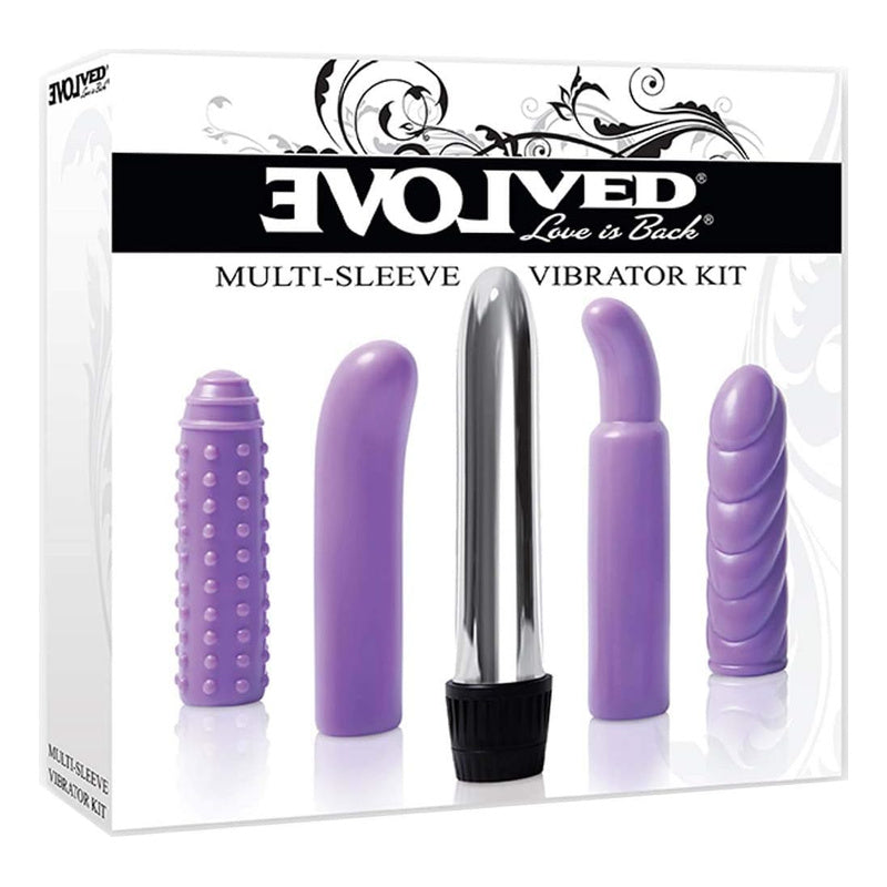 Evolved Novelties Multi-Sleeve Vibrator Kit