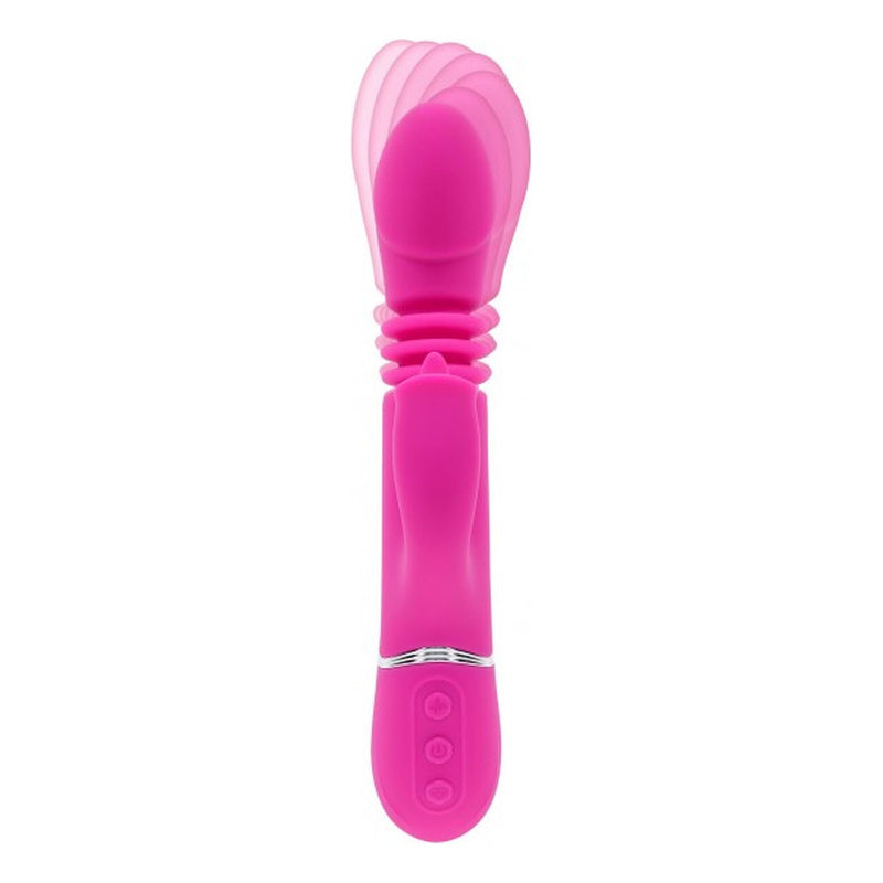 Evolved Novelties Pink Dragon Rabbit Vibrator