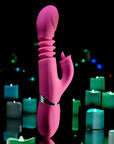 Evolved Novelties Pink Dragon Rabbit Vibrator