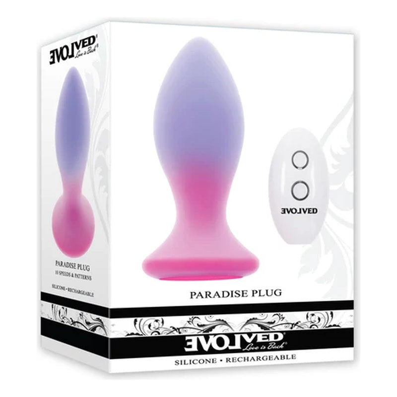 Evolved Novelties Paradise Plug Remote Controlled Vibrating Buttplug