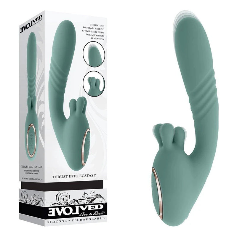 Evolved Novelties Thrust Into Ecstasy Rabbit Vibrator