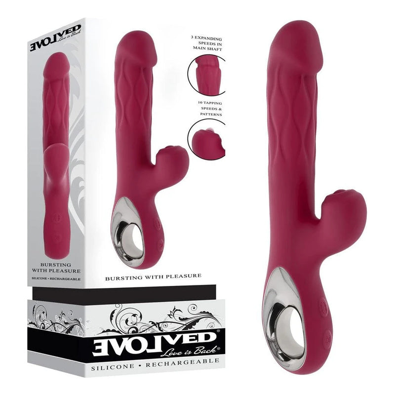 Evolved Novelties Bursting With Pleasure Rabbit Vibrator