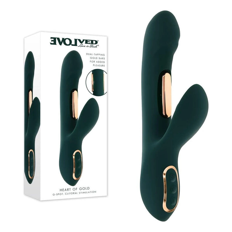 Evolved Novelties Heart Of Gold Rabbit Vibrator