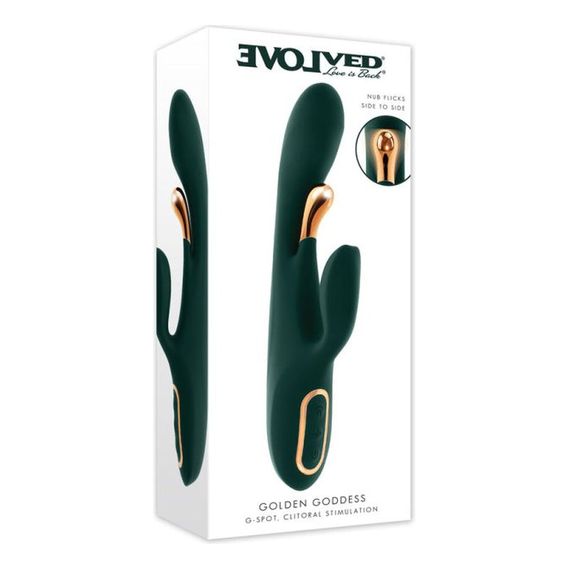 Evolved Novelties Golden Goddess Rabbit Vibrator