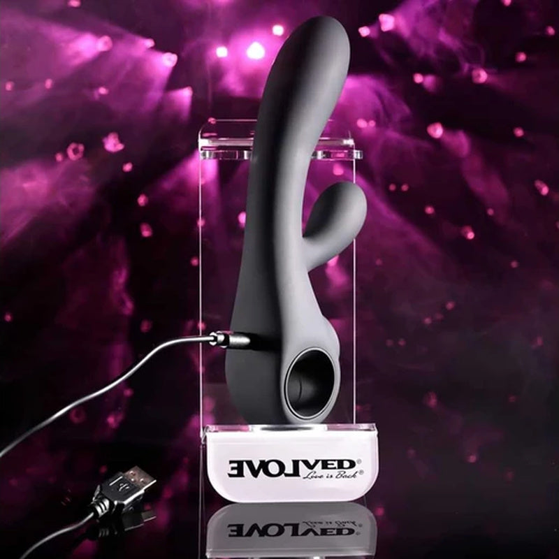 Evolved Novelties Black Magic Rabbit Vibrator