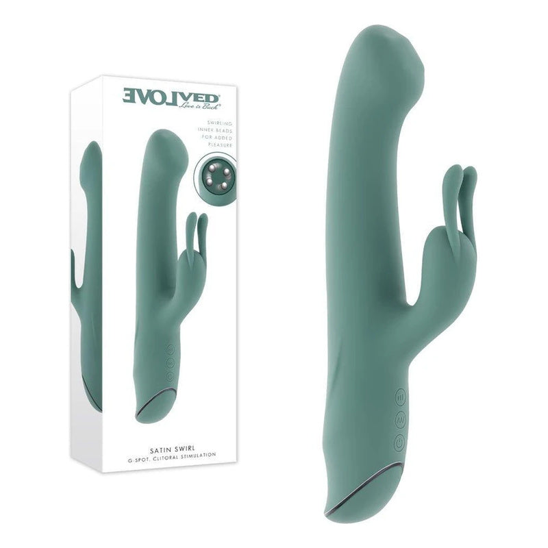Evolved Novelties Satin Swirl Rabbit Vibrator