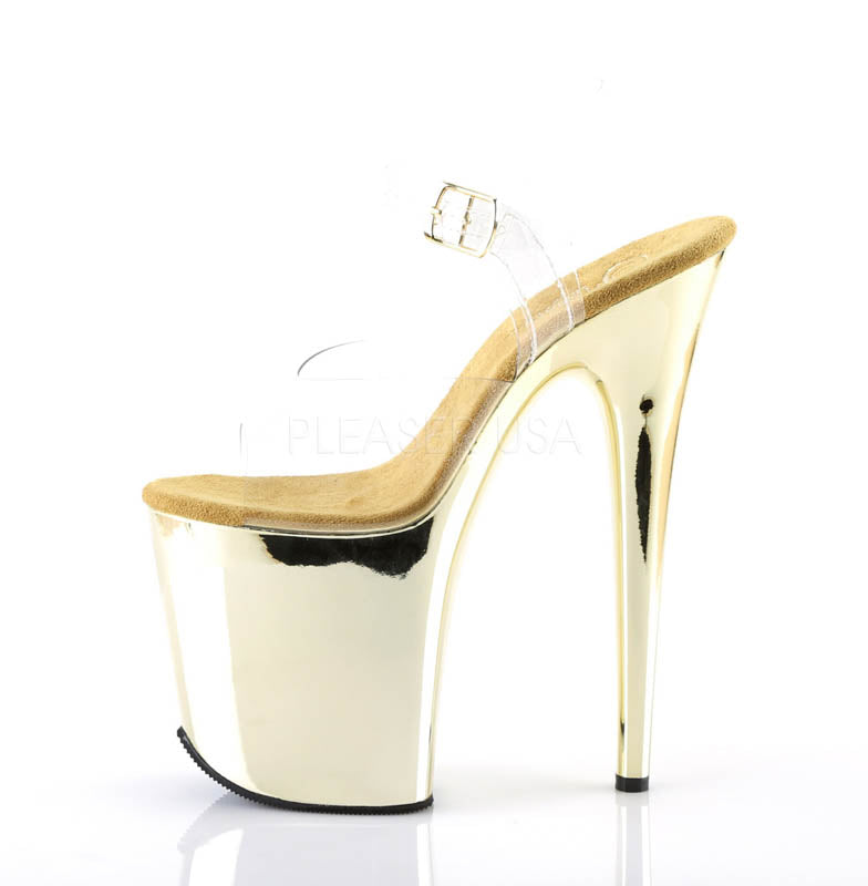 FLAMINGO-808 Chrome High Heel
