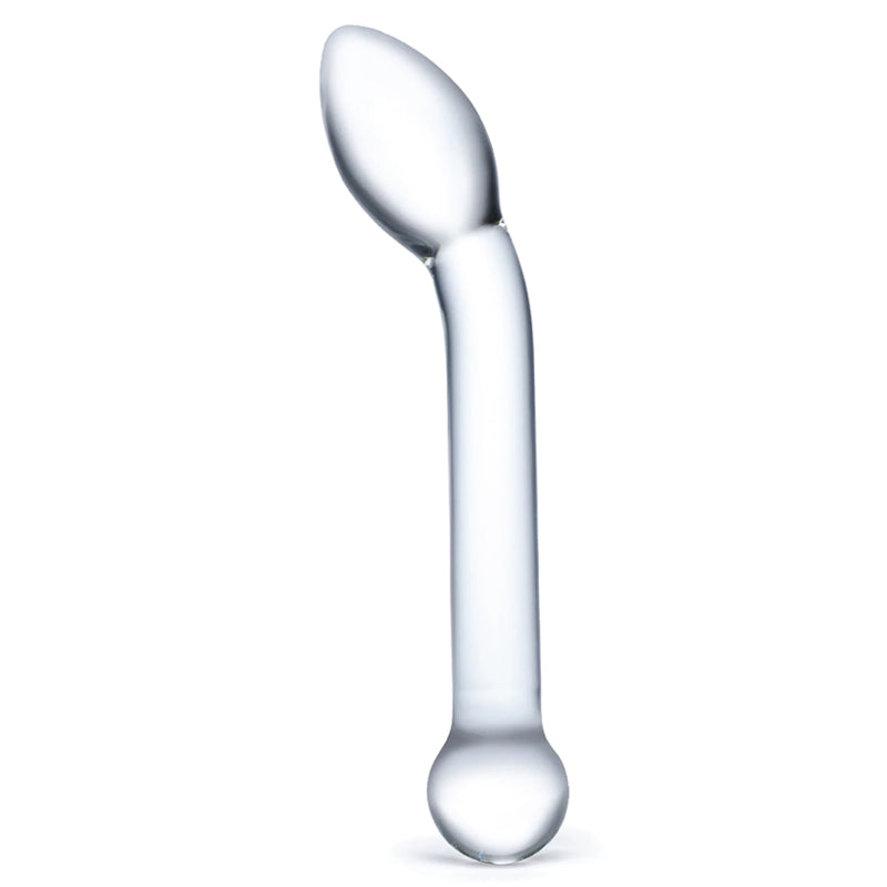 8 Inch Slimline G-Spot Glass Dildo