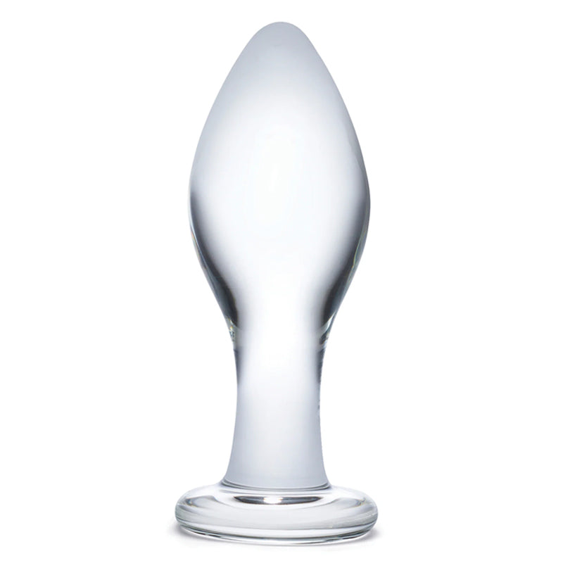 4 Inch Classic Glass Butt Plug