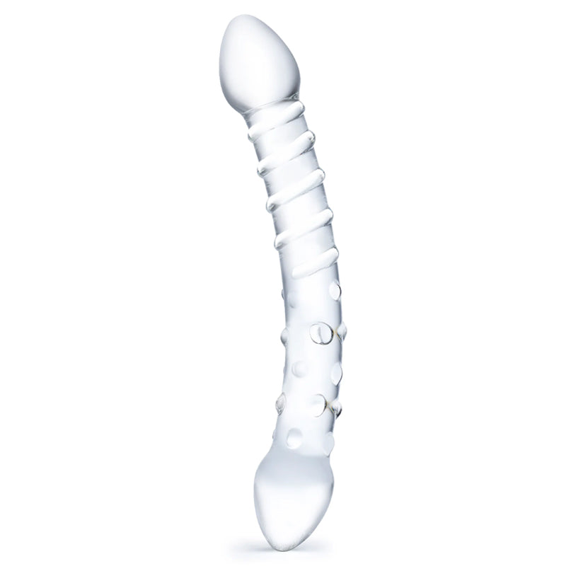 Double Trouble Glass Dildo