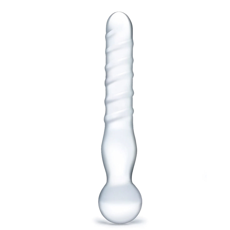 Joystick Clear Glass Dildo
