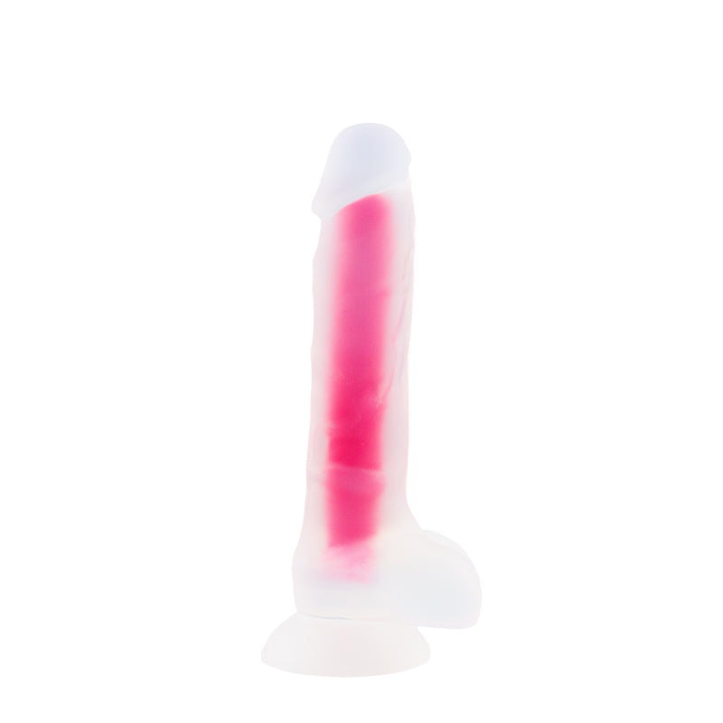 Glow Rave Silicone Glow-In-The-Dark Dildo