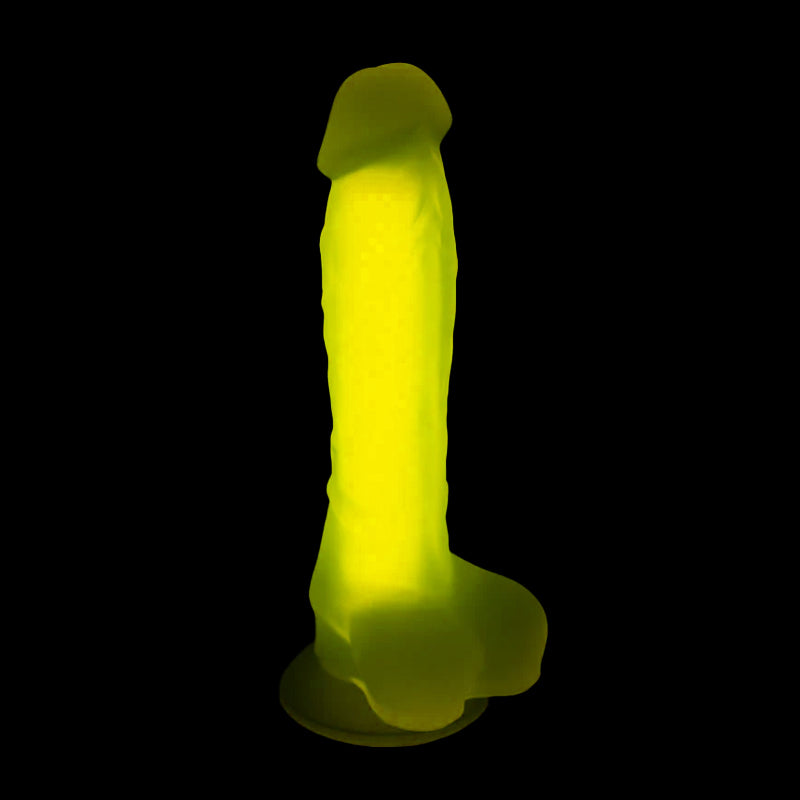Glow Rave Silicone Glow-In-The-Dark Dildo