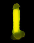 Glow Rave Silicone Glow-In-The-Dark Dildo