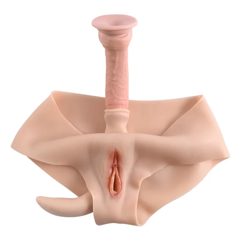 Gender X Undergarment Briefs with Penetrable Silicone Vagina