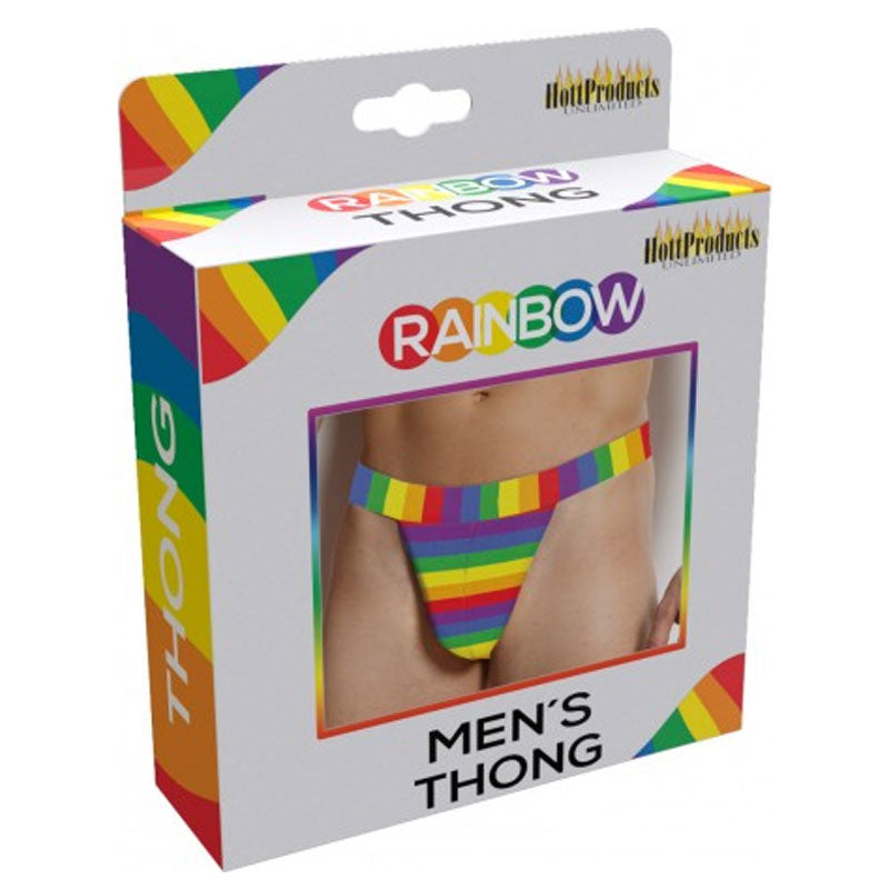 Rainbow Mens Thong