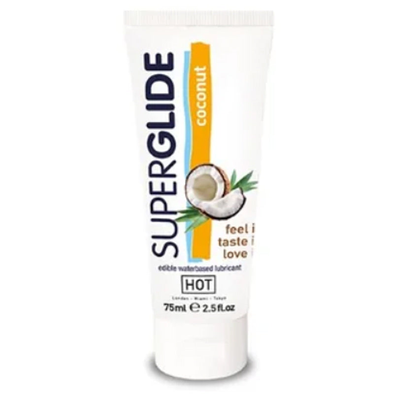 HOT Superglide Edible Lubricant Waterbased - COCONUT